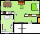 Grundriss Apartment Hopfen